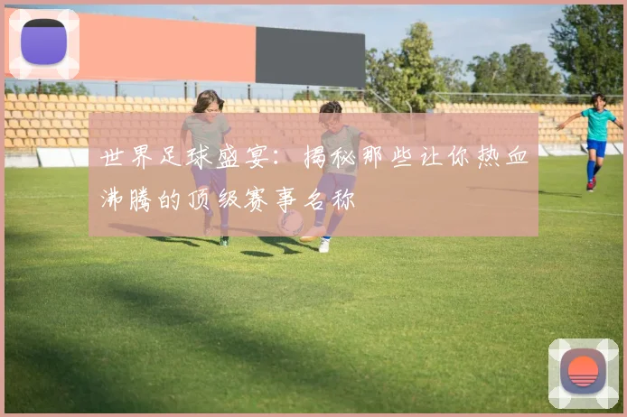 世界足球盛宴:揭秘那些让你热血沸腾的顶级赛事名称