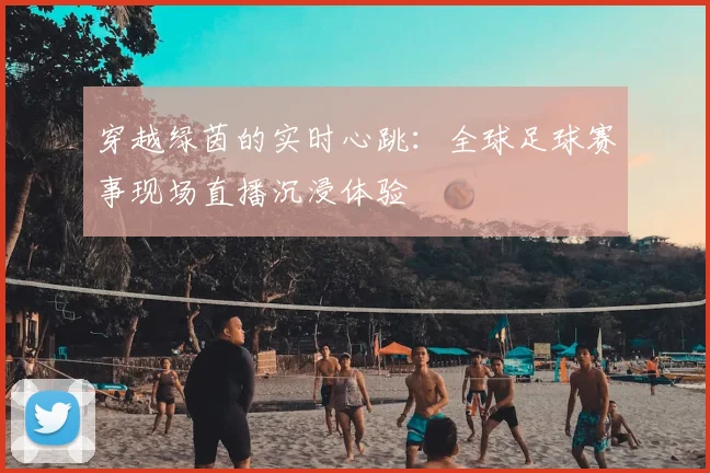 穿越绿茵的实时心跳：全球足球赛事现场直播沉浸体验